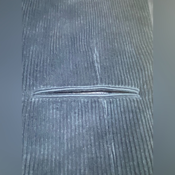 Viyella Navy Corduroy 5Button Adjustable Back Waistcoat Vest, Size 36R - Picture 4 of 11